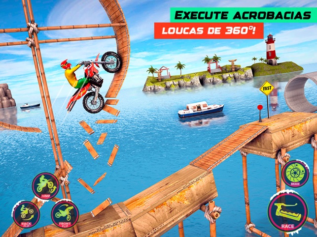 jogo de moto de corrida stunt na App Store