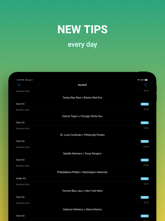 Screenshot #6 pour Fresh Baseball Tips
