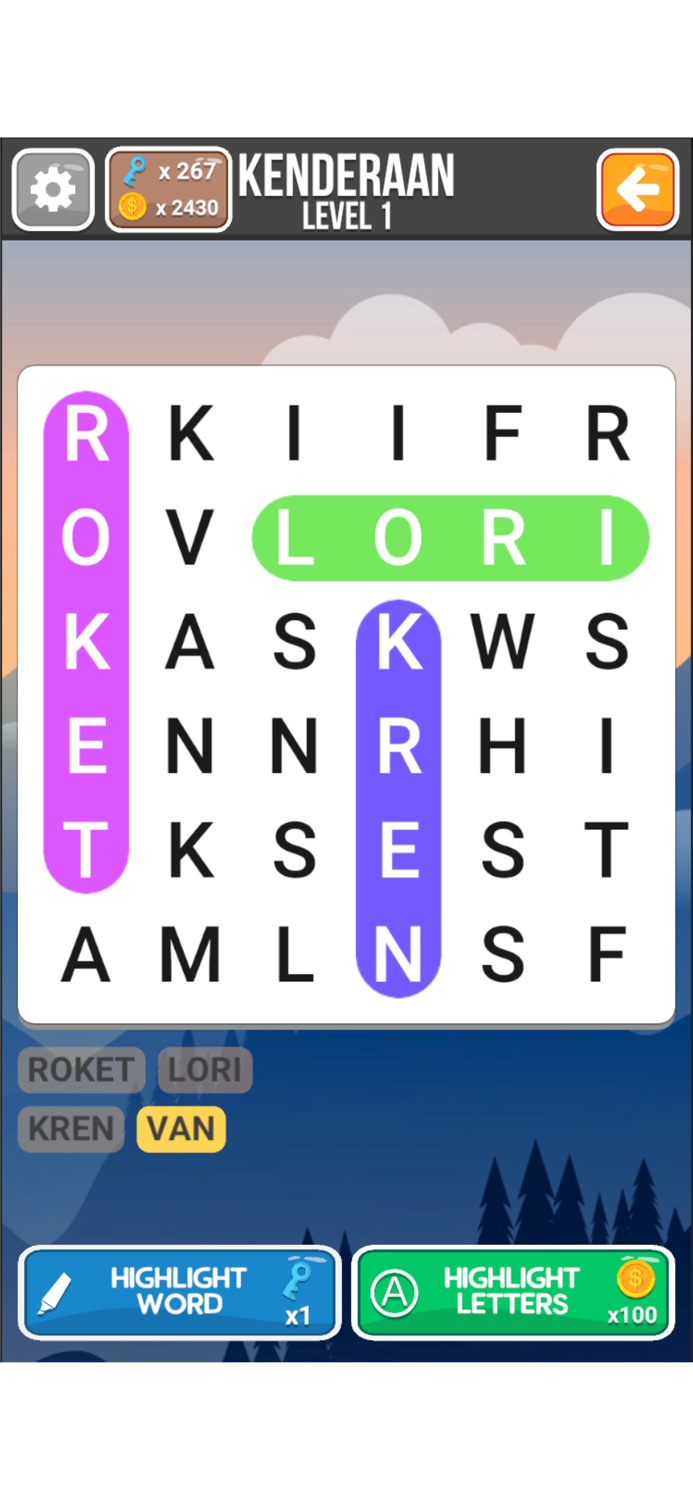 Belajar Cari Perkataan Mengeja