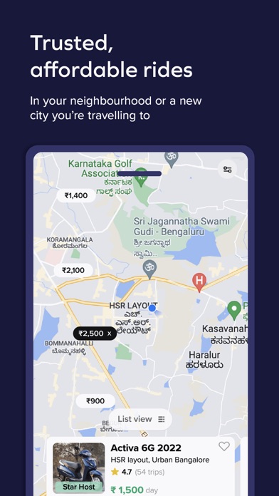Rentop: Bike & Car Rentals Screenshot
