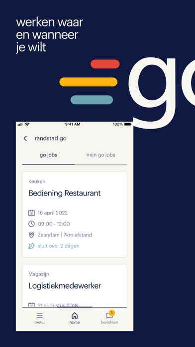 Screenshot #1 pour Randstad NL: Vacatures en werk