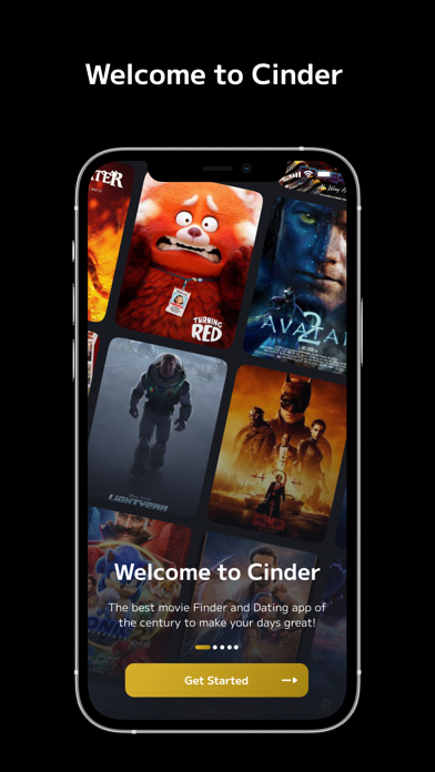 Cinder app screenshot