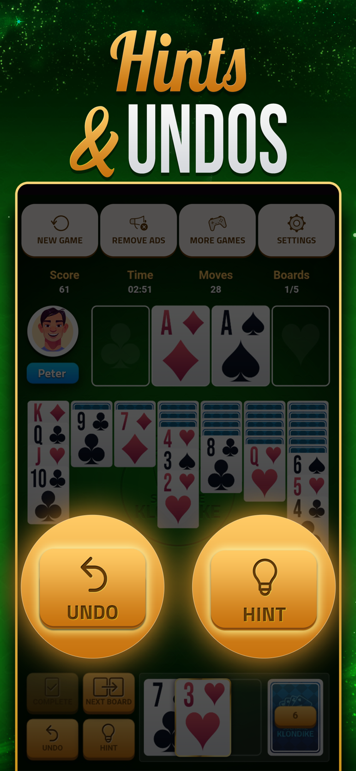 Solitaire Offline - Card Game