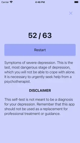 Game screenshot Beck Depression Test hack