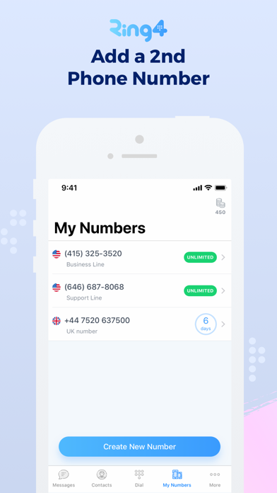 Ring4 - Second Phone Number Screenshot