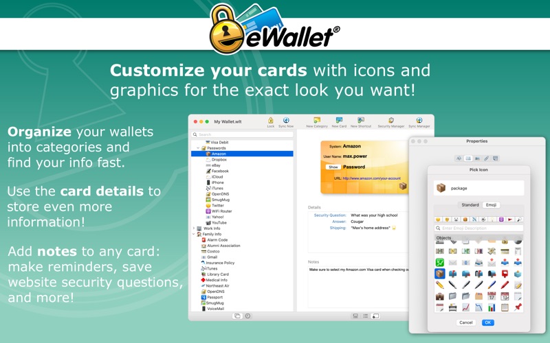 eWallet Screenshot