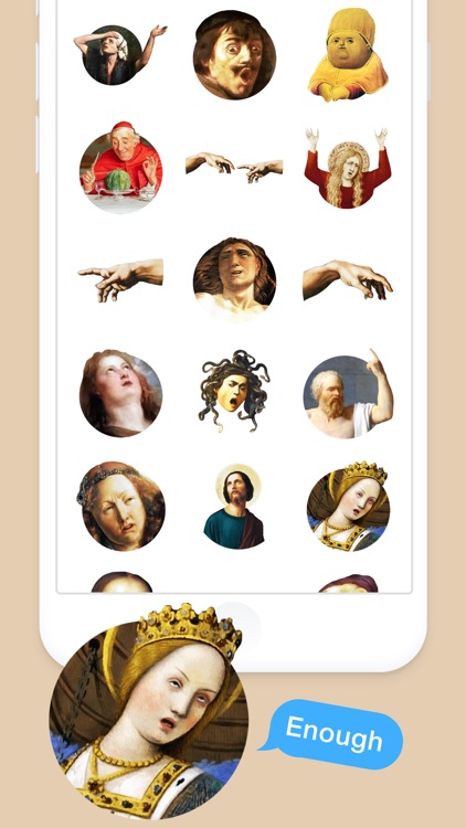 Classic Art Stickers by Pavel Dubov