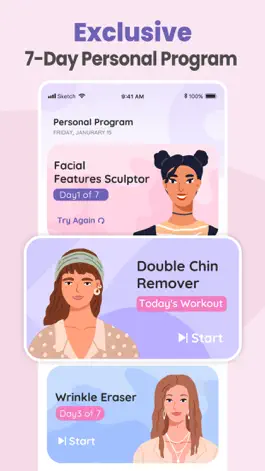 Game screenshot FaceYogi - Face Yoga Exercise hack