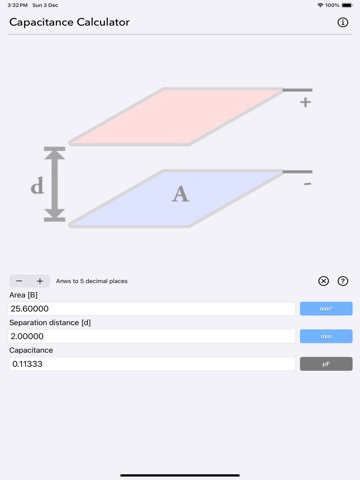 Capacitance Calculatorのおすすめ画像5