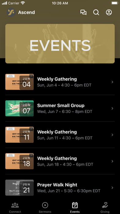 Ascend Bible Church Screenshot