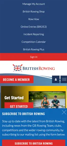 Game screenshot British Rowing App apk