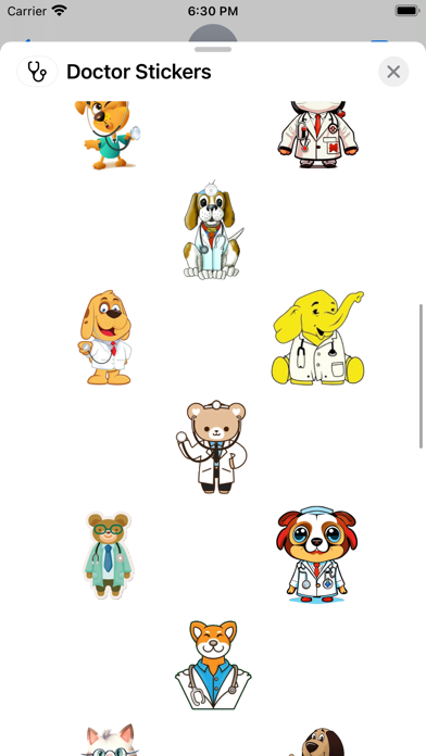 Screenshot #2 pour Doctor Stickers