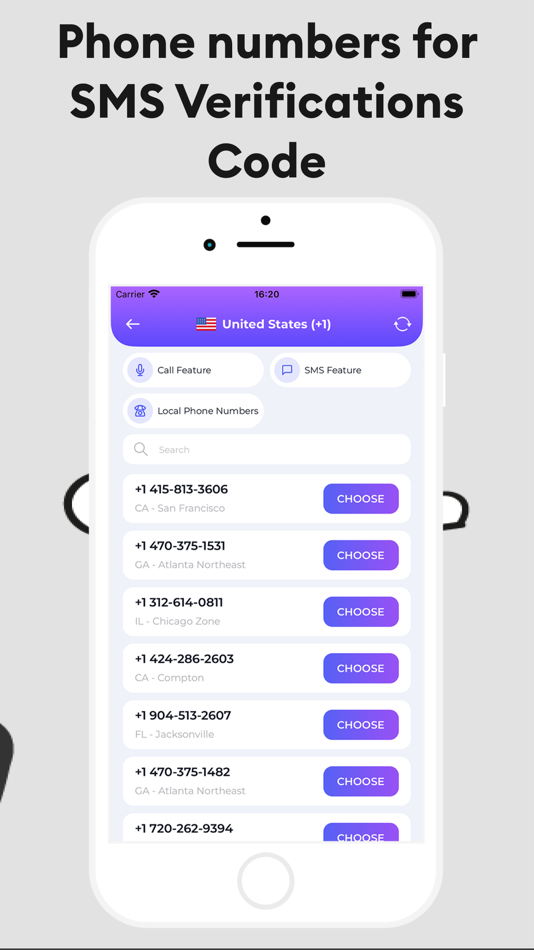 #5. GSM+ Second Phone Number (iOS) By: Mobile Victory