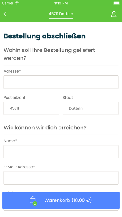 Pizzeria Italia Datteln Screenshot