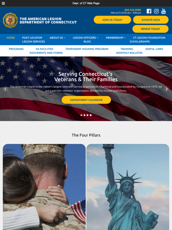 Dept of Connecticut iPad screenshot 3 - Business app