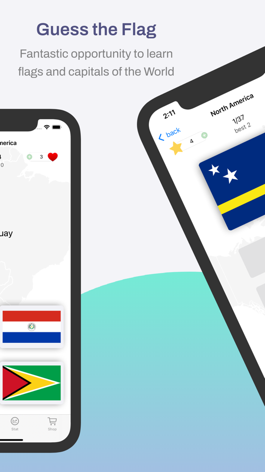 #3. Flags Learning Quiz (iOS) Podle: Letovaltsev Maxim