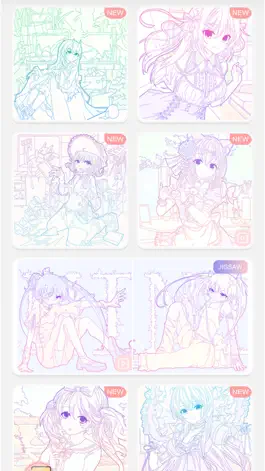 Game screenshot Anime Color Lite hack
