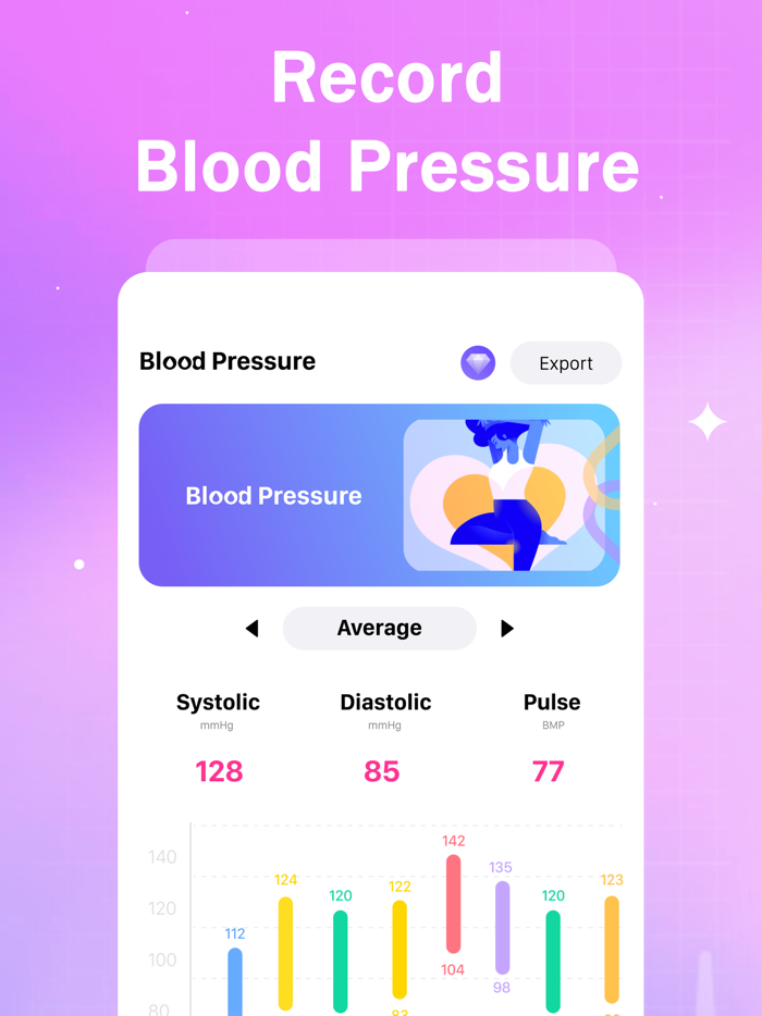 Blood Pressure Tracker BX