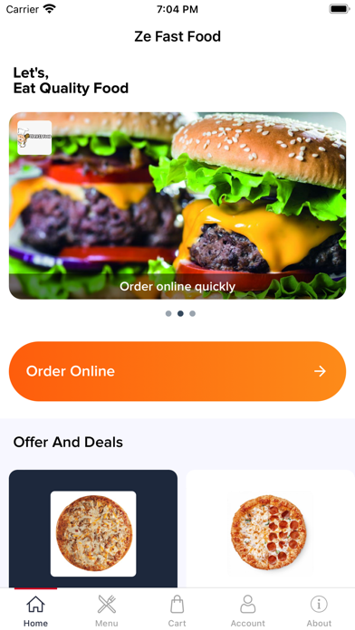 Ze Fast Food-Order Food Onlineのおすすめ画像1