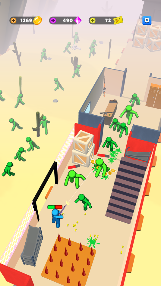 #5. Train Defense: Zombie Game (iOS) 由: AI Games FZ