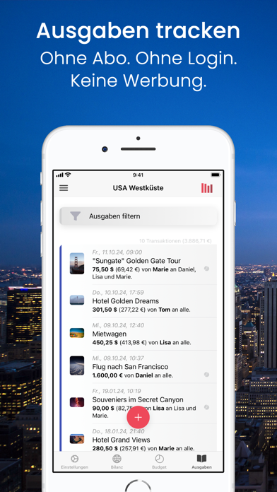 Screenshot #1 pour Cashinator – Ausgaben teilen