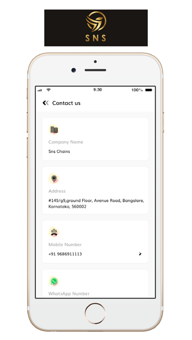 SNS Chains Screenshot