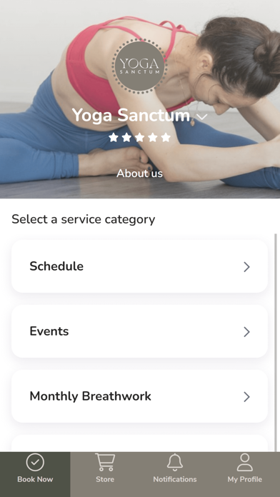 Yoga Sanctum Screenshot