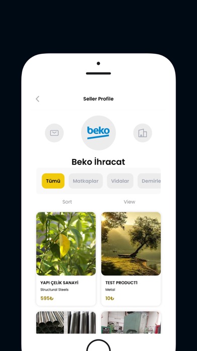 Sanayiden App Screenshot