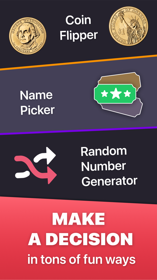 #2. Choosify - spin decision wheel (iOS) Podle: Ruslan Bakanov