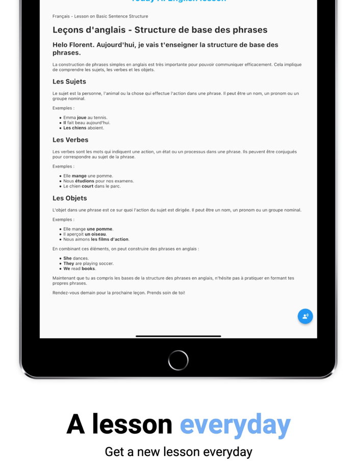 Daily English AI Tutor