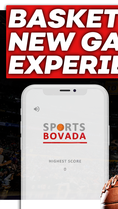 Bovada Sports App Dunk Game Screenshot