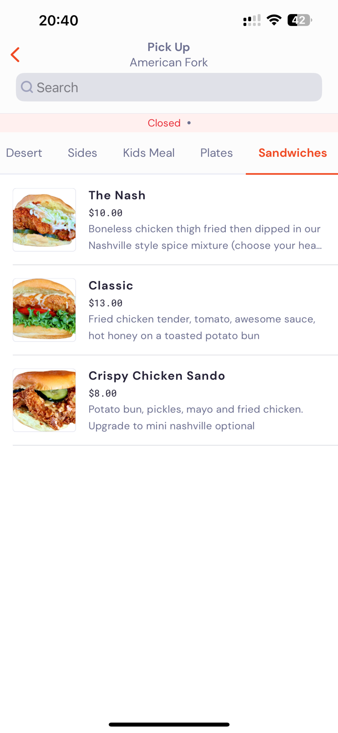 Lovebirds Hot Chicken