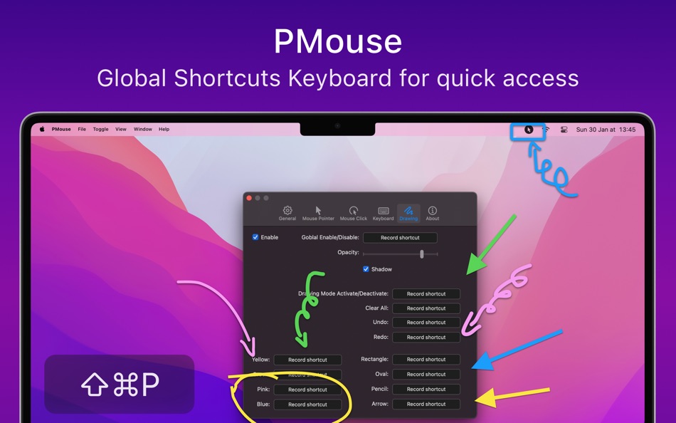 #4. PMouse - Highlight focus areas (macOS) 由: Nao Sreymey