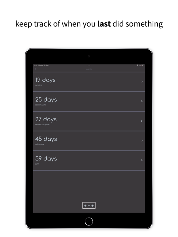 TheLastTime iPad screenshot 2 - Utilities app