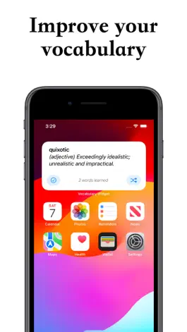 Game screenshot Vocabulary Widget apk