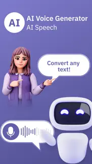 ai voice generator - ai speech iphone screenshot 1