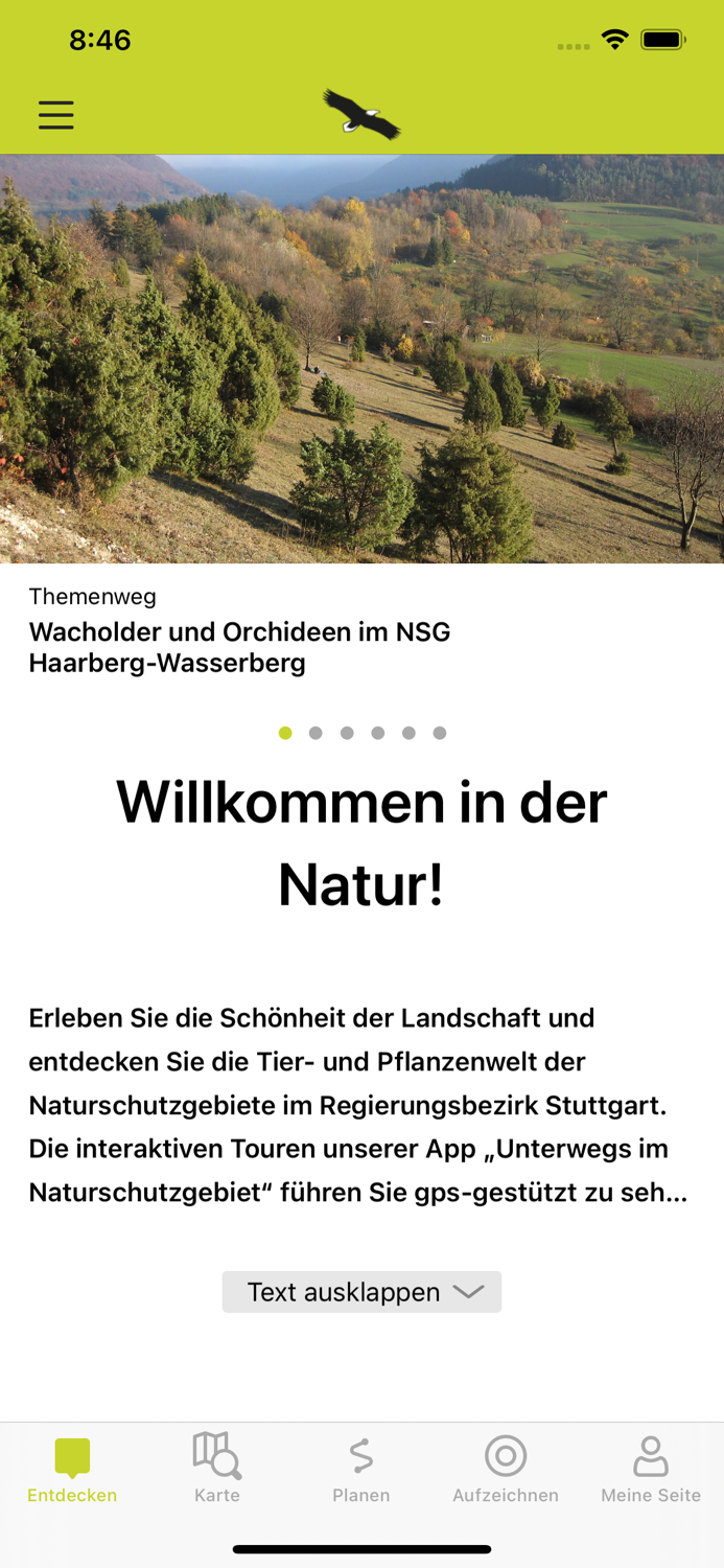 Unterwegs im Naturschutzgebiet