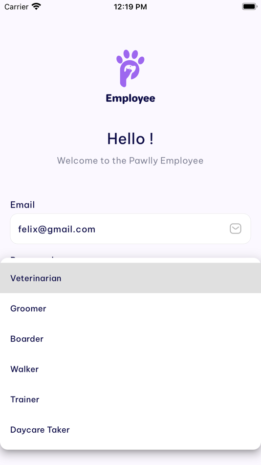Pawlly for Employee - 1.6.0 - (iOS)