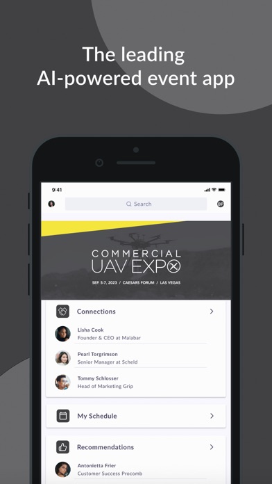 Commercial UAV Expo Screenshot