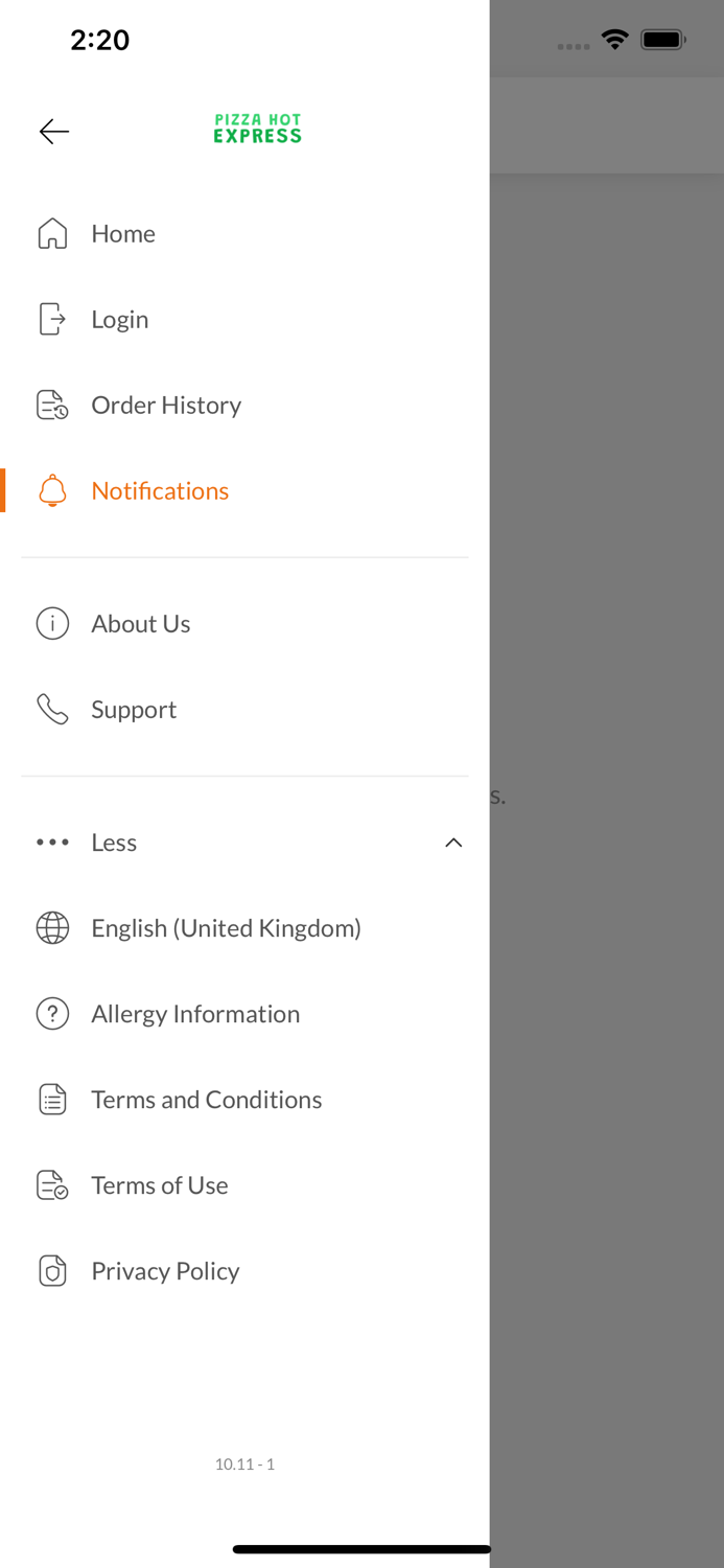 Pizza Hot Express Brighton.