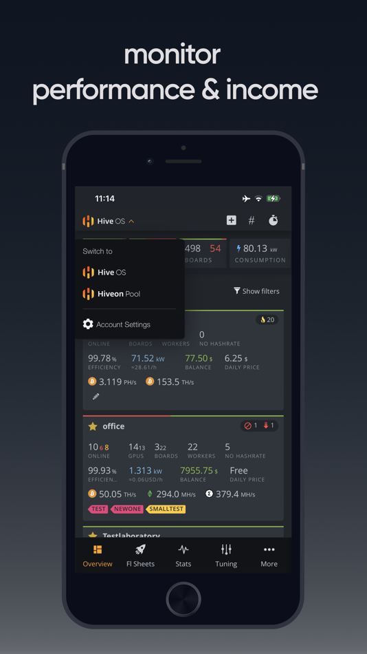 #2. Hive OS (iOS) 由: Hiveon