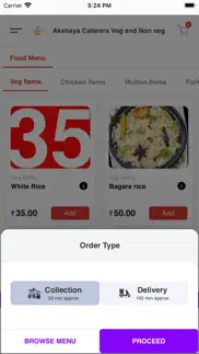 akshaya caterers iphone screenshot 2