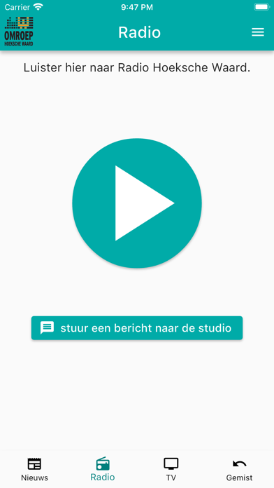 Omroep Hoeksche Waard Screenshot