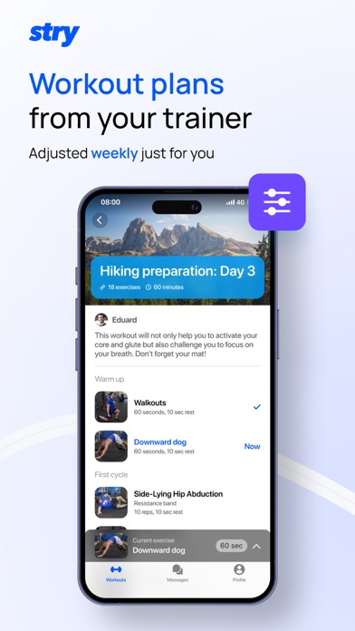 Stry Personal Fitness Trainer Screenshot