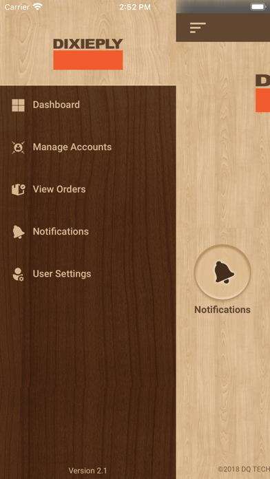 DIXIEPLY Order Track Screenshot