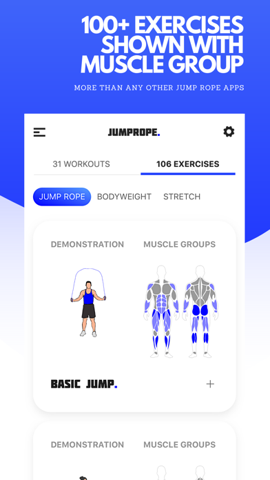 Jump Rope Training App Screenshot
