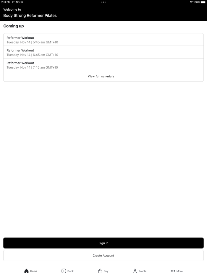 Body Strong Reformer Pilates