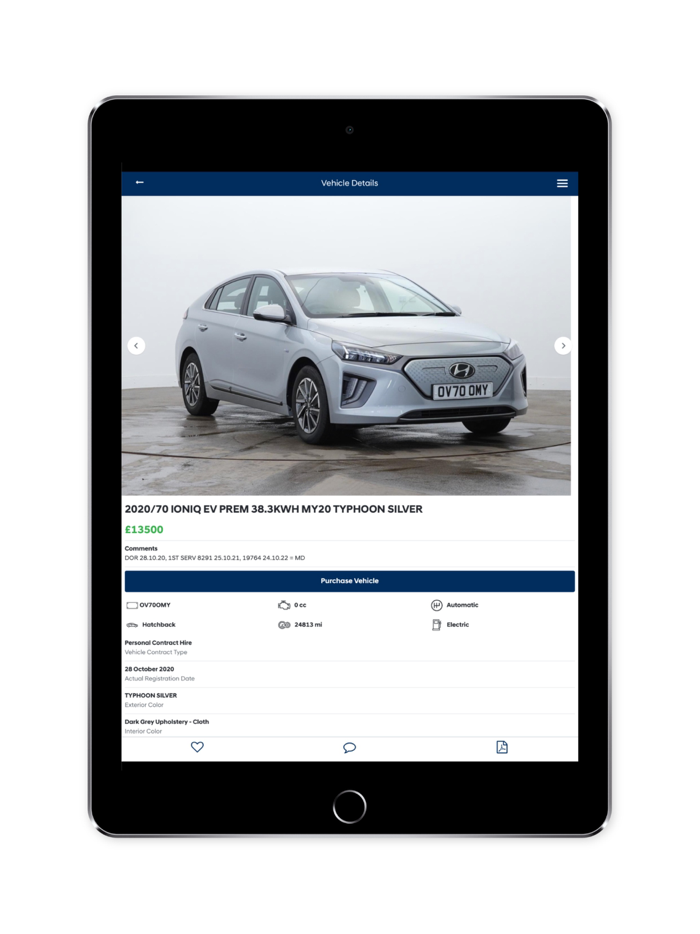 Hyundai Dealer Purchasing App
