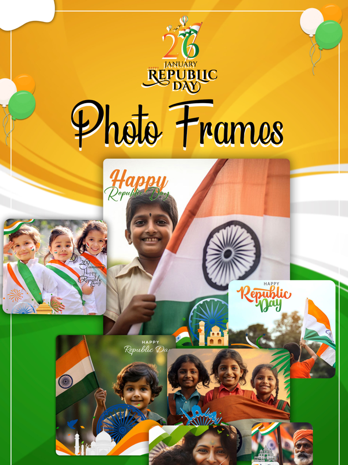 Republic Day Photo Frames card
