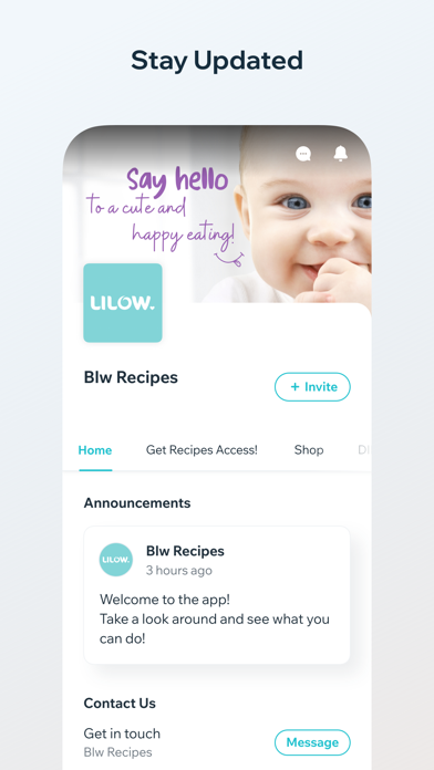 Lilow Baby Recipes Screenshot